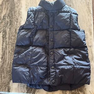 Lands' End Kids Dark Blue Quilted Vest
